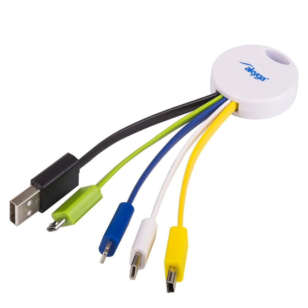 Adapterių raktų pakabukas USB 5in1 Akyga AK-AD-51