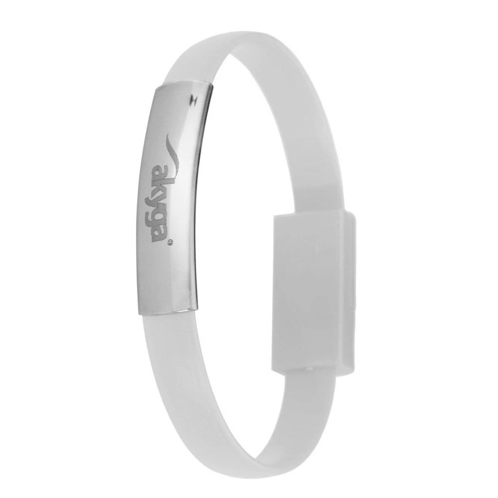 USB C - USB A baltas - 23 cm - Akyga AK-AD-47