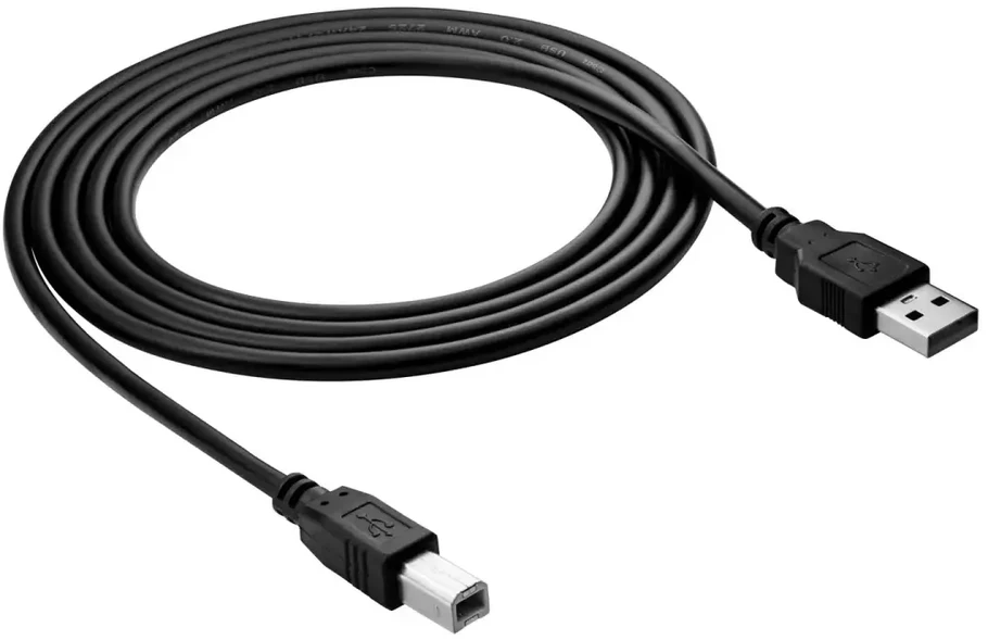 Akyga AK-USB-04 USB cable 1.8 m USB 2.0 USB A USB B Juodas