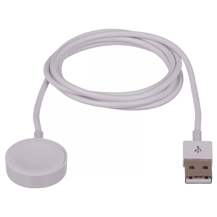 Akyga Apple laikrodžio įkroviklis AK-SW-15 1m, baltos spalvos