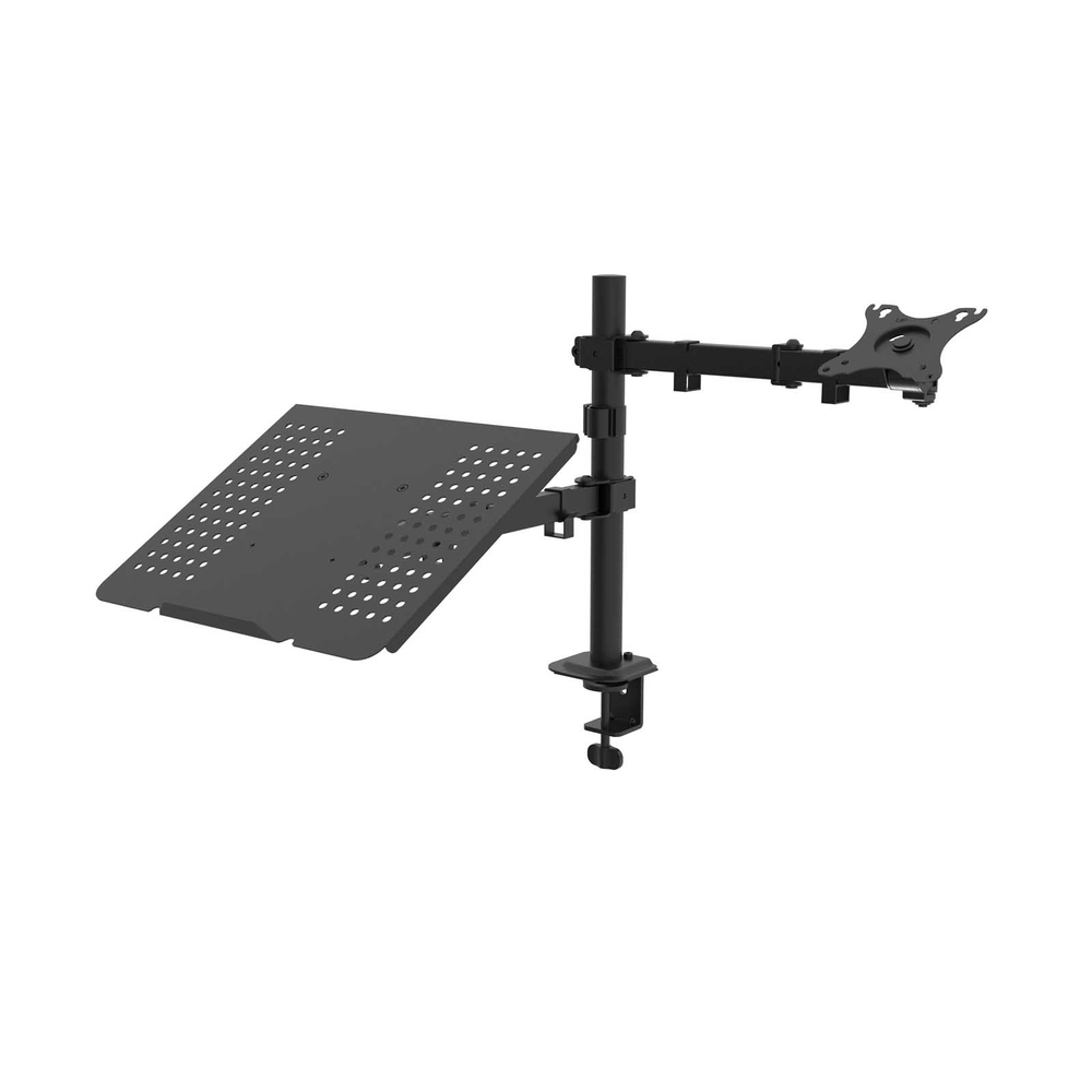 Akyga Laikiklis monitoriaus ir nešiojamojo kompiuterio laikiklis AK-MB-04 reguliuojamas laikiklis 10 kg VESA 75x75mm / 100x100mm 15-32"