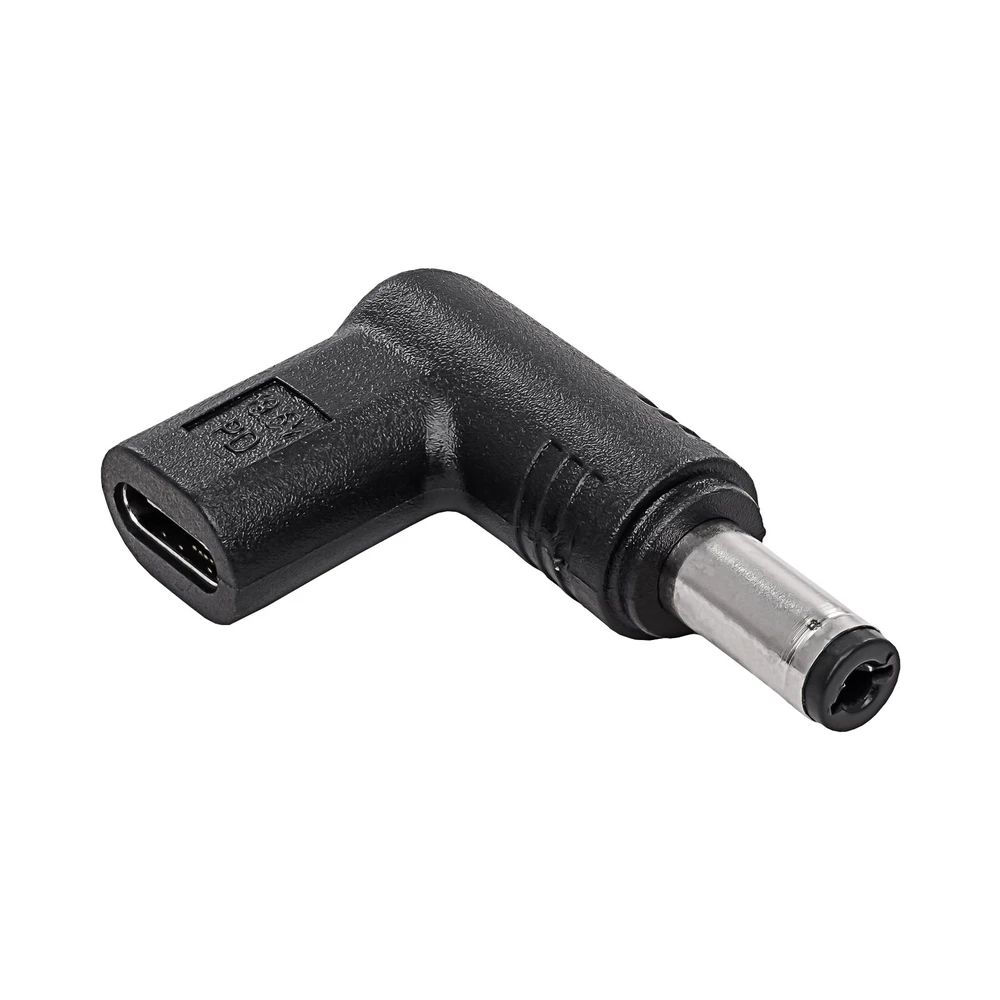USB-C į DC 5.5/2.1 mm adapteris, L-formos