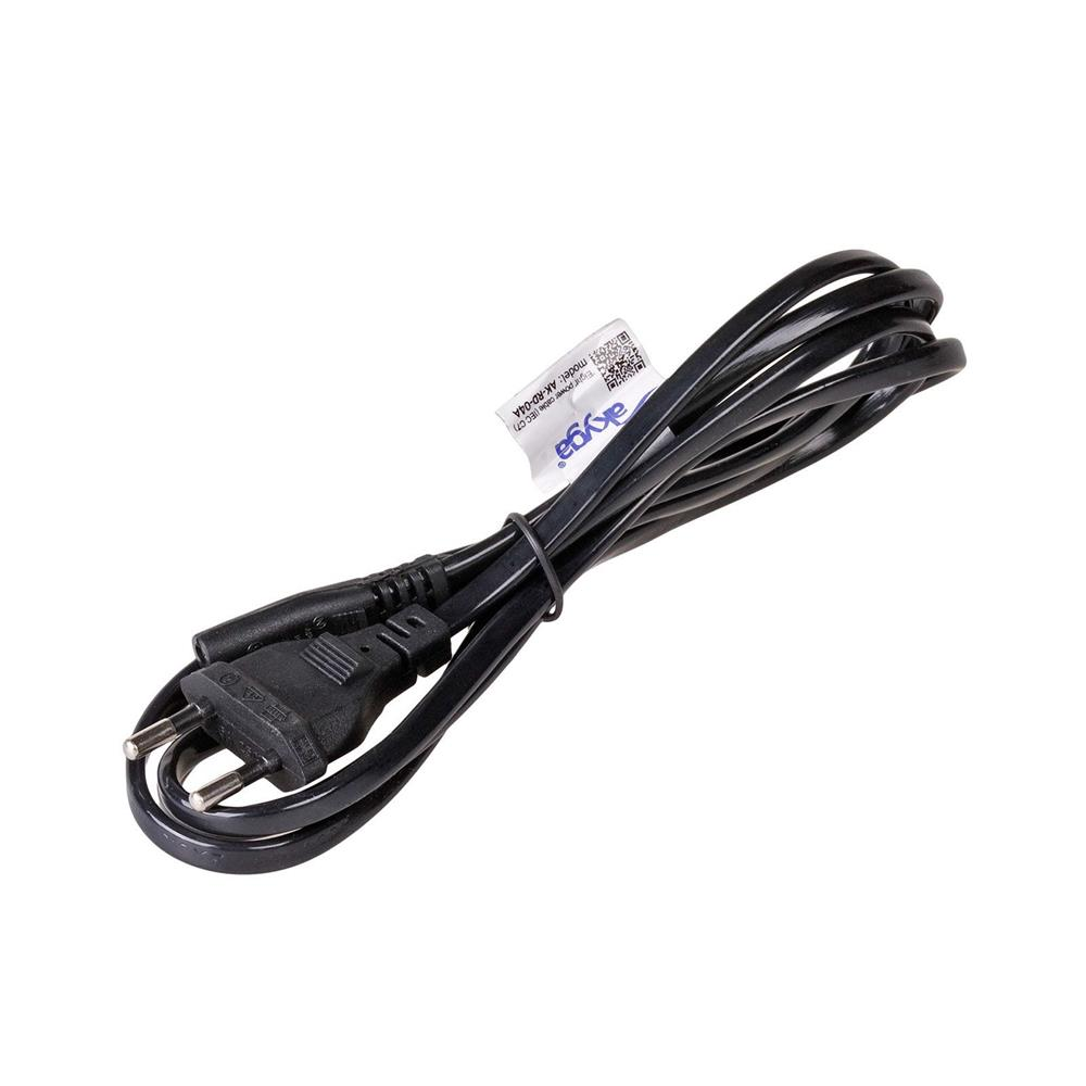 Akyga AK-RD-04A maitinimo laidas nešiojamam kompiuteriui 2 kontaktų IEC C7 / CEE 7/16 Europlug 0,5 m