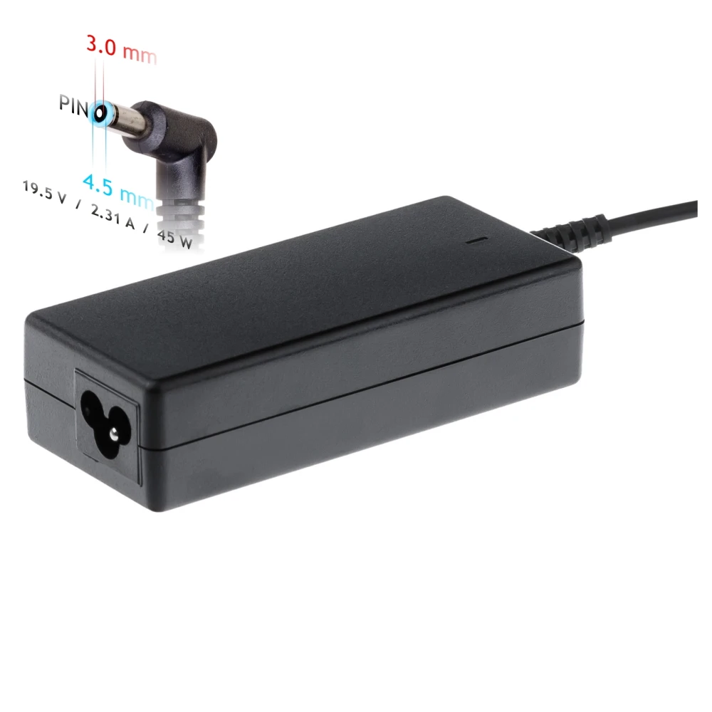 Akyga nešiojamojo kompiuterio maitinimo adapteris 45 W, 3 mm, 2,3 A, 19,5 V (AK-ND-68)