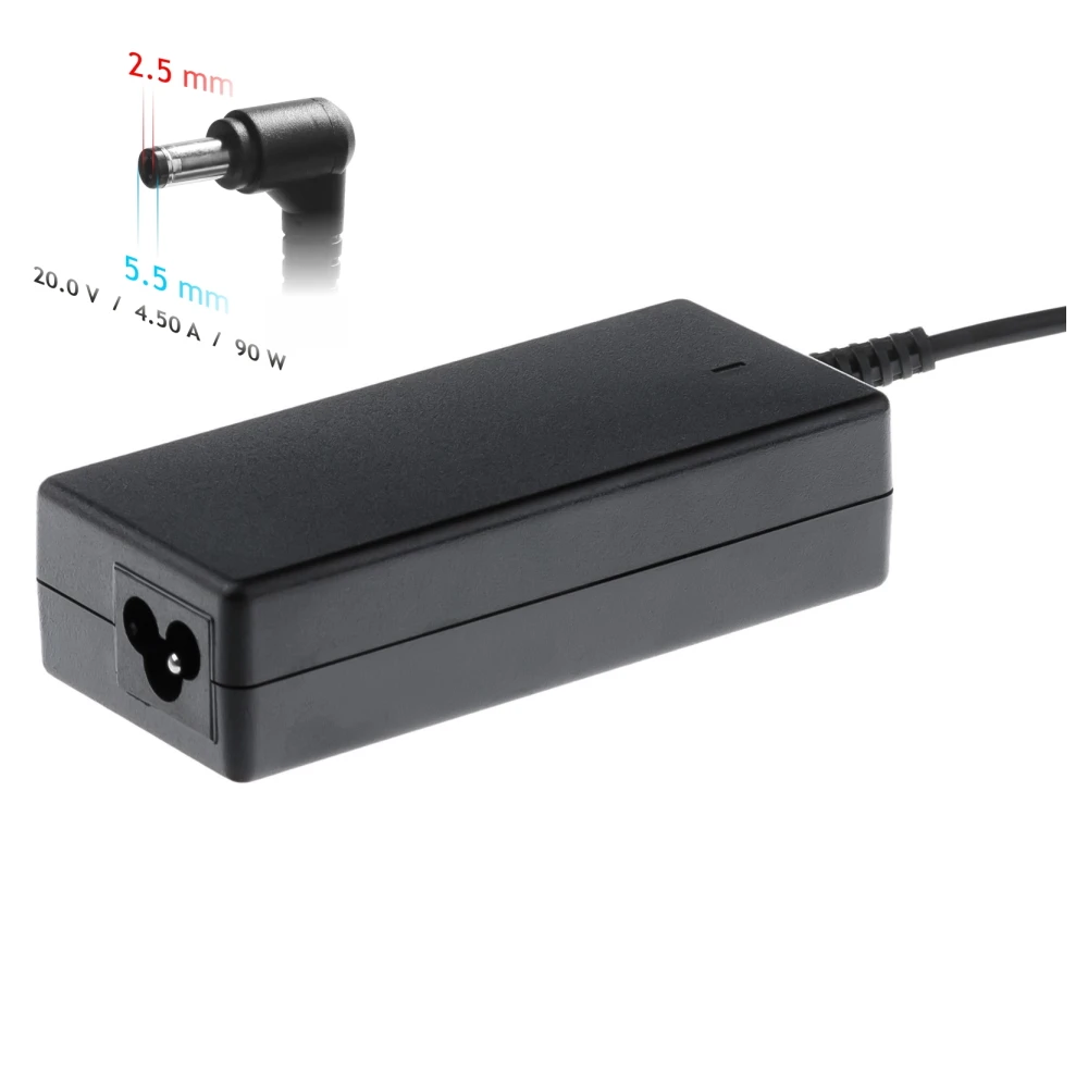Nešiojamojo kompiuterio pakrovėjas Akyga AK-ND-71 (20V / 4.5A 90W 5.5 x 2.5mm) LENOVO 1.2m