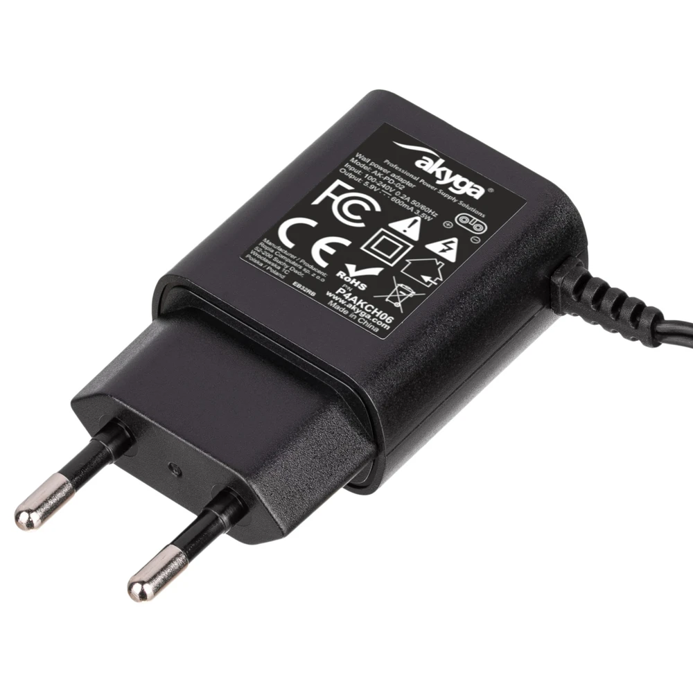 Akyga AK-PD-02 5.9V / 600mA 3.5W Braun kištukas