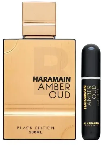 Al Haramain Amber Oud Juodas Edition EDP parfumuotas vanduo unisex, 200 ml