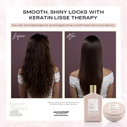 Alfaparf Milano Lisse Design Keratin Therapy drėkinamoji kaukė 200ml