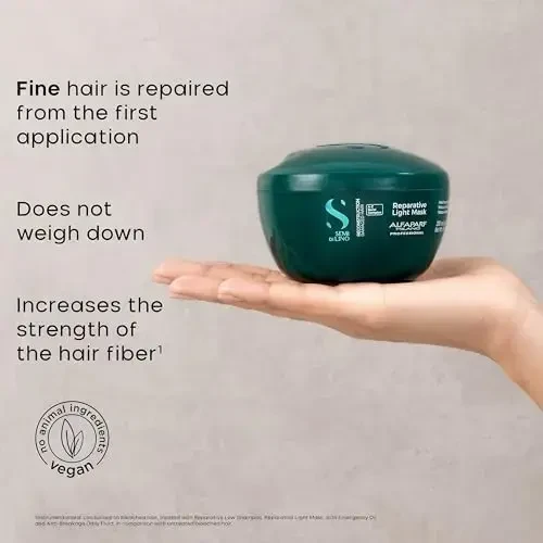 Alfaparf Milano Semi Di Lino Reconstruction Mascarilla Restructurante Ligera, 200 ml