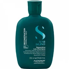 Alfaparf Milano Semi di Lino Reconstruction Reparative atkuriamasis šampūnas pažeistiems plaukams, 250 ml