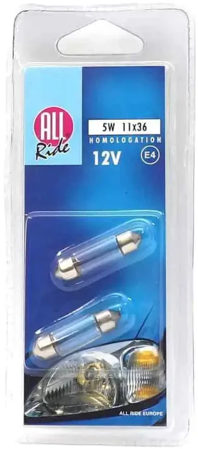 All Ride Ride Auto lemputės 12V 5W