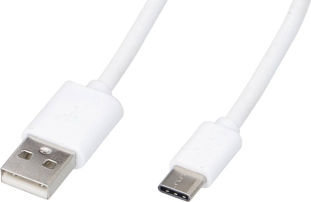 All Ride Allride Connect 2,0 ladekabel USB til USB-C, 1,2m, hvid