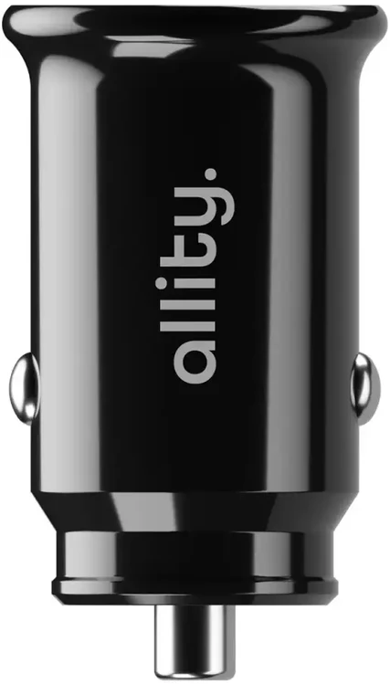 Allity Sp. su o.o. „Allity“ automobilinis įkroviklis ACC-100-30WAC, 1x USB-C, 1x USB-A, 30W, juodas