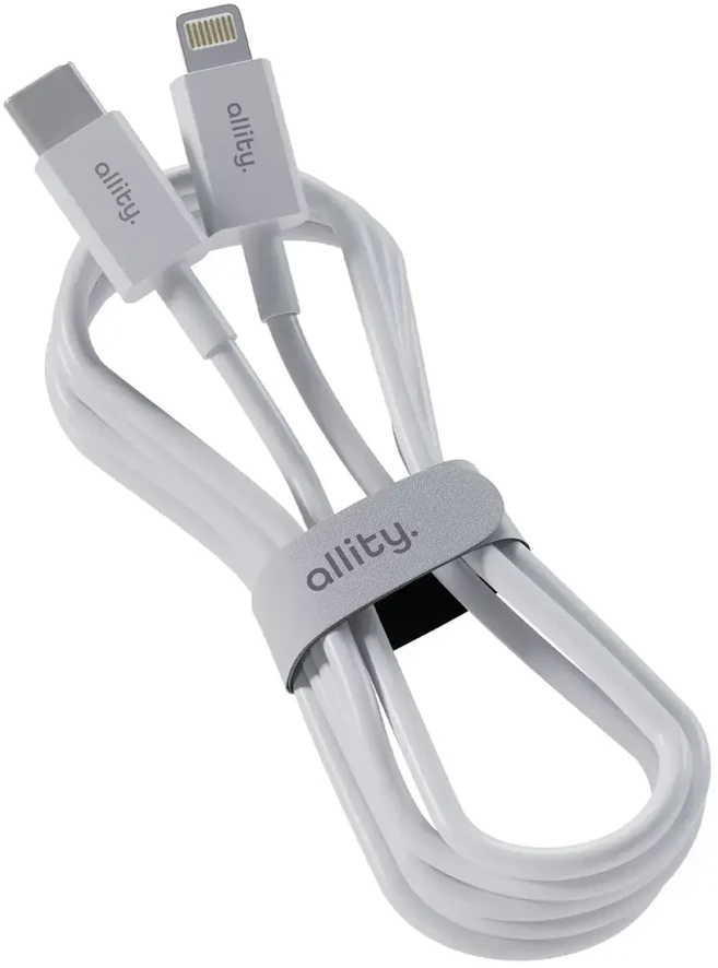 Allity Sp. su o.o. Allity kabelis AUC-03 USB-C - Lightning 2.0 m 27W baltas