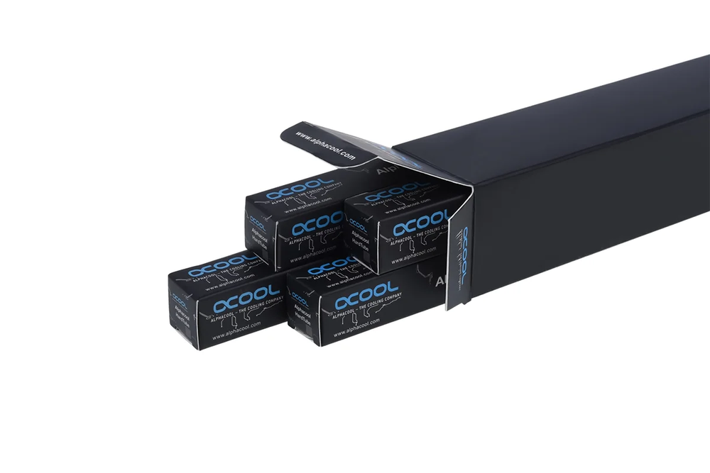 „Alphacool Hardtube“ akriliniai vamzdžiai 16/13 mm, 80 cm, 4 vnt. rinkinys