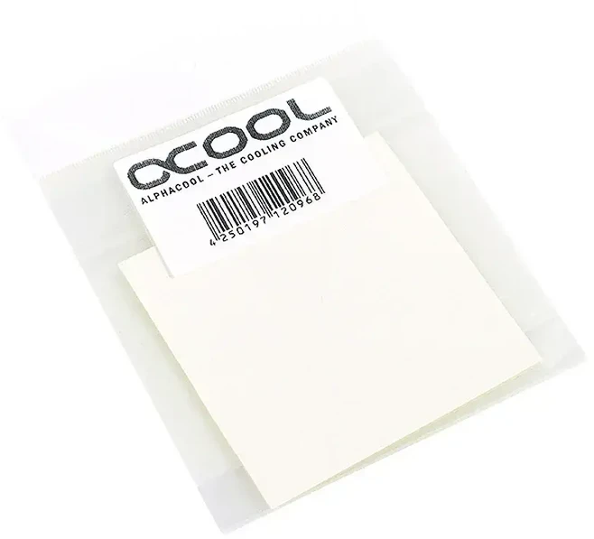 Alphacool Wärmeleitklebepad doppelseitig 100x100x0,5mm (baltas)