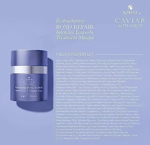 Alterna Caviar Anti-Aging Restructuring Bond Repair Intensive Leave-In Treatment Masque atkuriamoji kaukė, 50 ml
