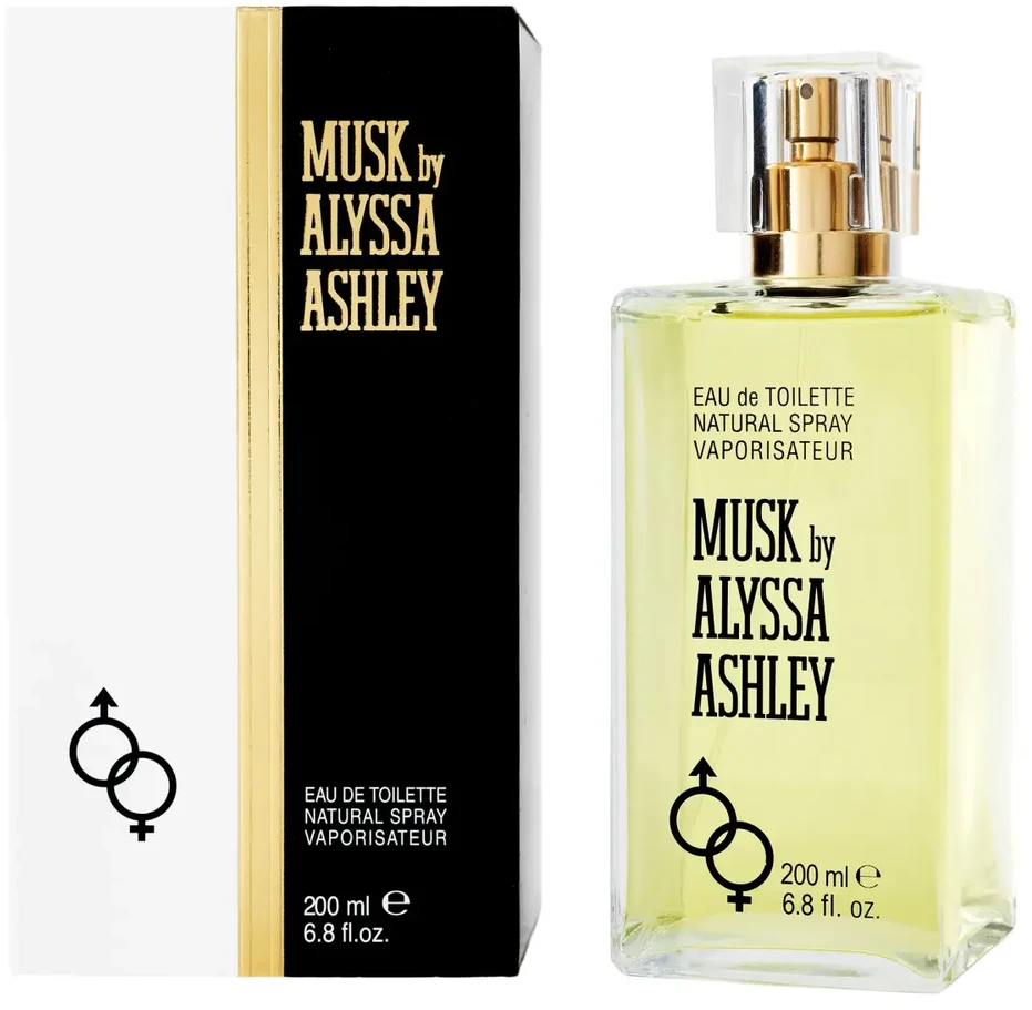 Tualetinis vanduo Alyssa Ashley Musk Eau De Toilette Purškiklis, 200ml