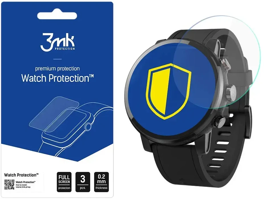 Amazfit Stratos Plus – 3mk laikrodžio apsauga ARC