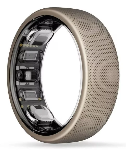 Išmanusis žiedas Amazfit Helio, Titano spalvos, 8 dydis
