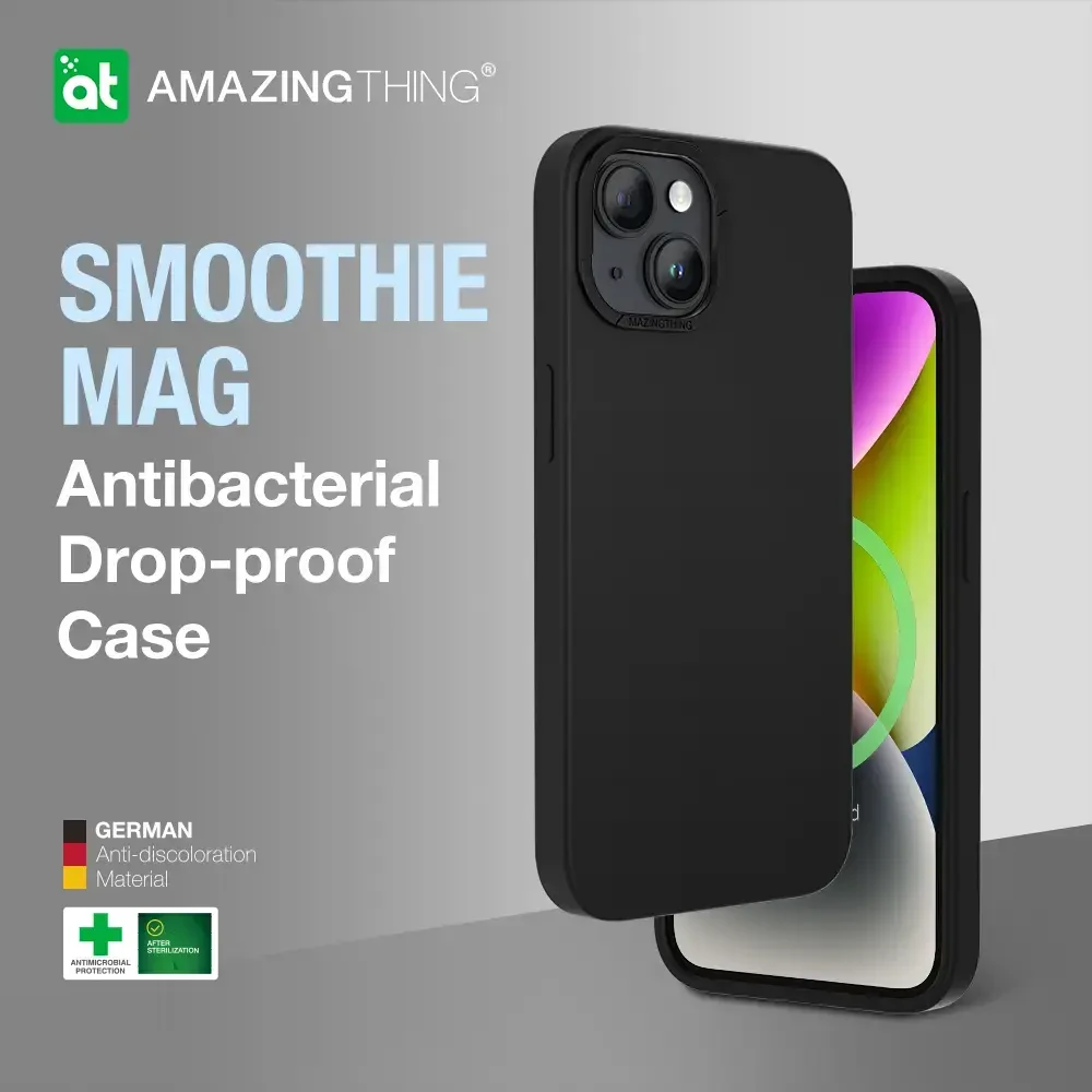 Amazing Thing Smoothie Magsafe dėklas telefonui 8FT IP146.7SMBK Apple iPhone 14 Plus juodos spalvos