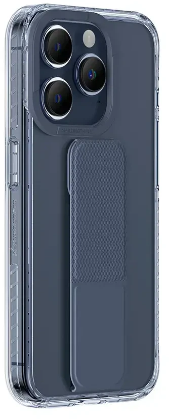 Amazing Thing Titan Pro Holder dėklas telefonui 10FT IP156.7PTHBU Apple iPhone 15 Pro Max mėlynos spalvos su stoveliu