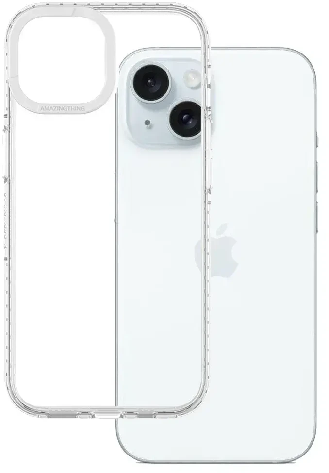 Amazing Thing Titan Pro dėklas telefonui 10FT IP156.7TPCL do Apple iPhone 15 Plus skaidrus