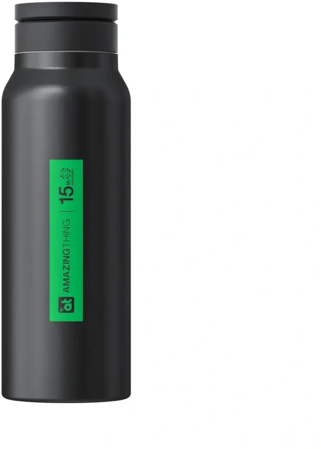 Gertuvė AmazingThing sportinis buteliukas su magnetiniu laikikliu, suderinamas su MagSafe, 800 ml - Juodas