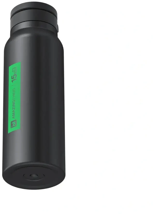Gertuvė AmazingThing sportinis buteliukas su magnetiniu laikikliu, suderinamas su MagSafe, 800 ml - Juodas