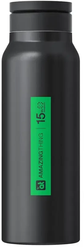Gertuvė AmazingThing sportinis buteliukas su magnetiniu laikikliu, suderinamas su MagSafe, 800 ml - Juodas