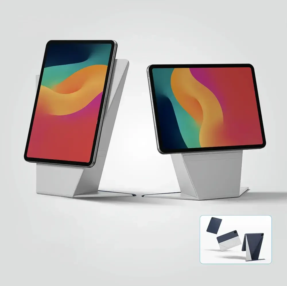 „AmazingThing“ matinis „Pro Mag“ lankstus dėklas su stovu, skirtas „iPad Air 13“ M3/M4 (2025/2026) - Mėlyna