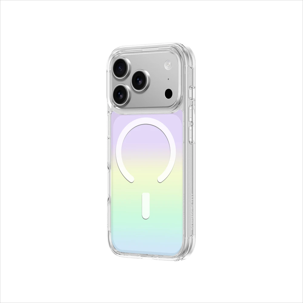 AmazingThing Minimal Mag dėklas skirtas Apple iPhone 17 Pro suderinamas su MagSafe rainbow – įvairiaspalvis
