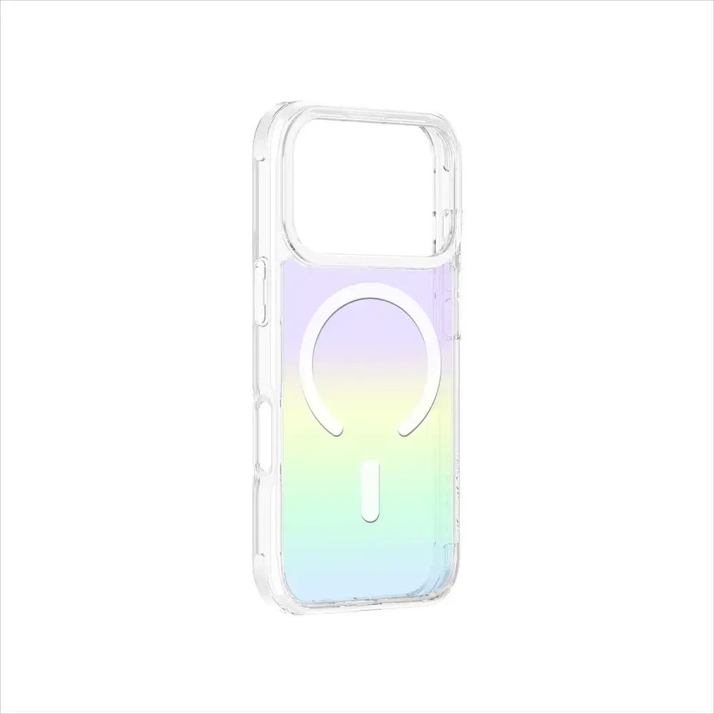 AmazingThing Minimal Mag dėklas skirtas Apple iPhone 17 Pro Max suderinamas su MagSafe rainbow – įvairiaspalvis