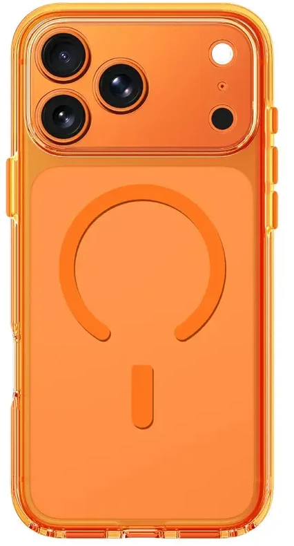 Objektyvas „AmazingThing“ minimalaus magnetinio objektyvo dėklas, skirtas „iPhone 17 Pro Max“ – oranžinis