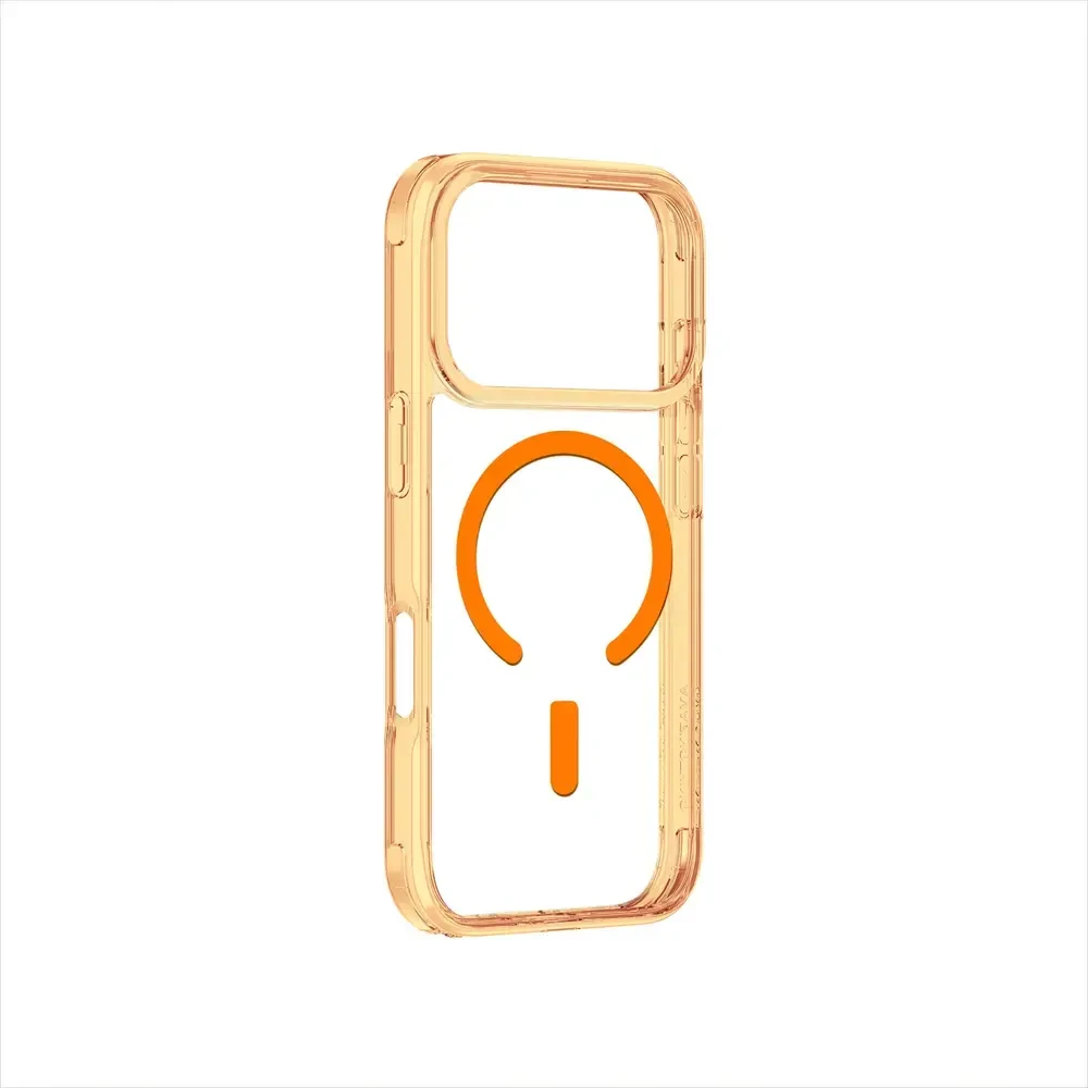 „AmazingThing“ minimalaus dizaino „Mag“ dėklas, skirtas „iPhone 17 Pro Max“, suderinamas su „MagSafe“ - oranžinis