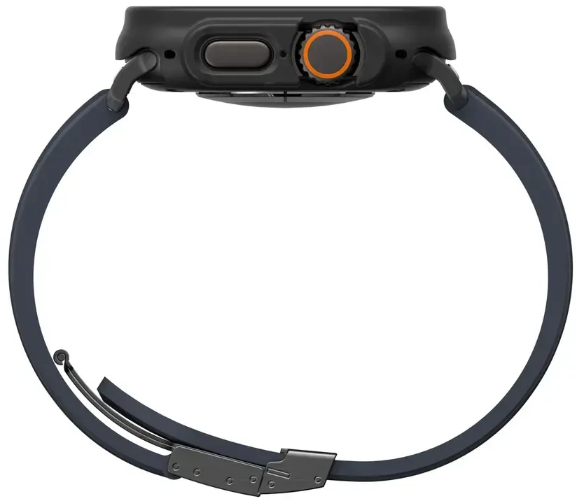 AmazingThing Minimal Protective dėklas skirtas Apple Watch UItra 3 49mm – Juodas