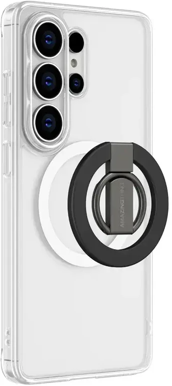 AmazingThing Minimal Ring Set dėklas telefonui Samsung S26 Ultra – Transparent