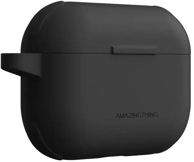 „AmazingThing Omni Case Titan“ dėklas, skirtas „AirPods Pro 3“ - juodas