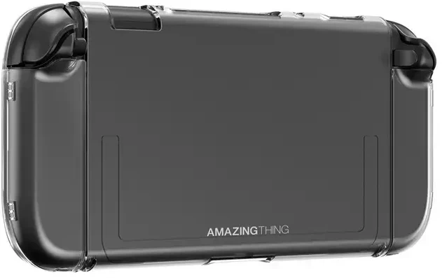 AmazingThing PlayShield Bare dėklas skirtas Nintendo Switch 2 – skaidrus/juodas