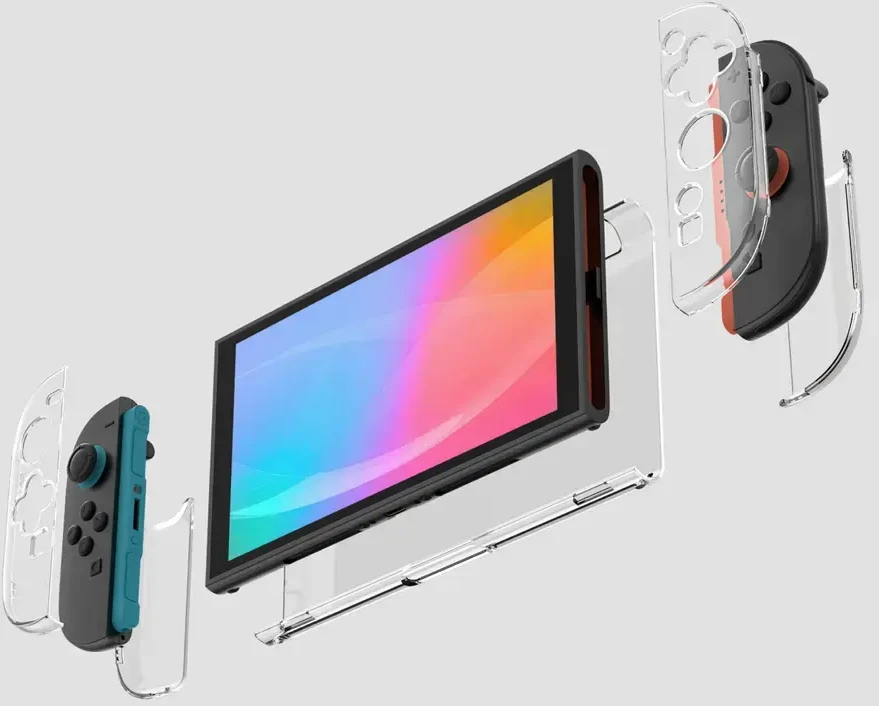 AmazingThing PlayShield Bare dėklas skirtas Nintendo Switch 2 – skaidrus