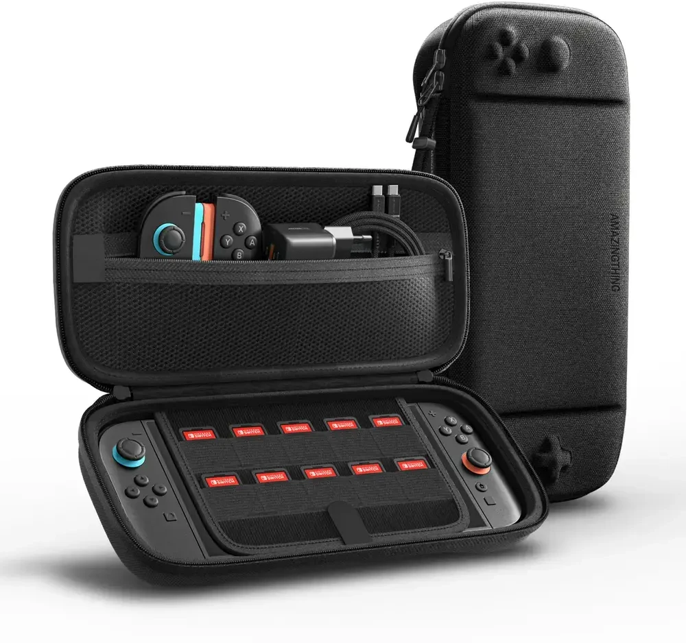 AmazingThing PlayShield EDC apsauginis dėklas skirtas Nintendo Switch 2 – mėlynos spalvos