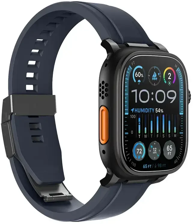 „AmazingThing Radix“ stiklinis ekrano apsauginis dėklas, skirtas „Apple Watch Uitra 3“ (49 mm)
