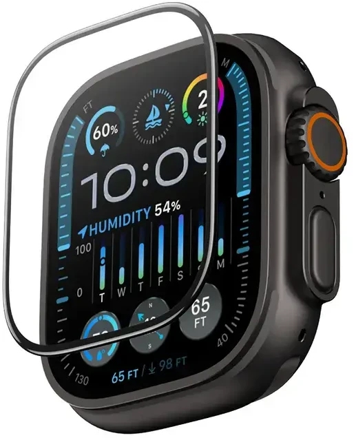 „AmazingThing Radix“ stiklinis ekrano apsauginis dėklas, skirtas „Apple Watch Uitra 3“ (49 mm)