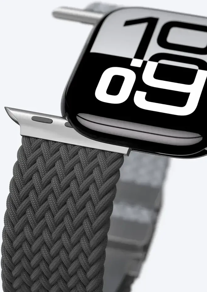 Set of 2 AmazingThing Blend Band for Watch 45/46/49mm – Pilkas-Juodas/Pilkas