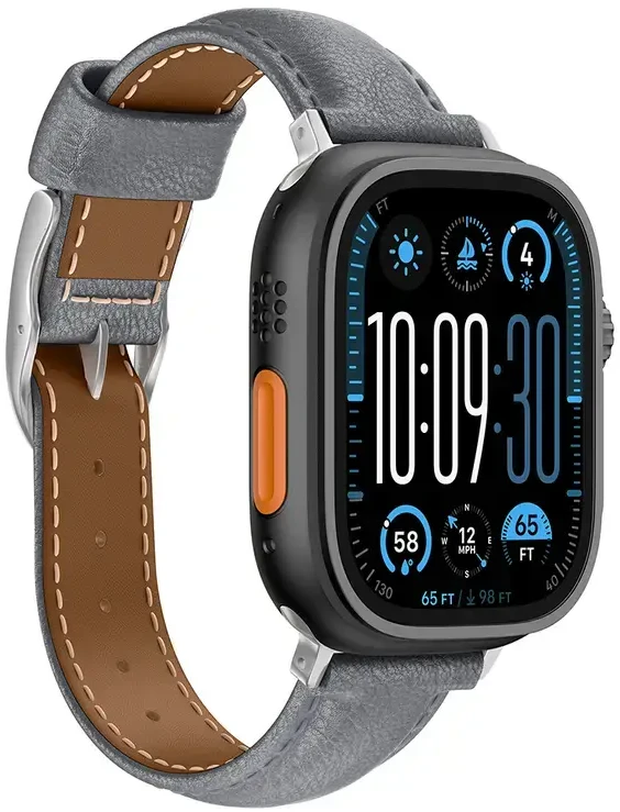 Nezatříděno „AmazingThing“ odinis dirželis „Apple Watch 45 / 46 / 49 mm“ – pilkas