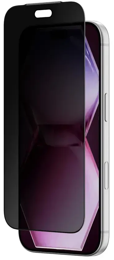 AmazingThing Titan +Care Privacy Glass for iPhone 18 Pro Max with mounting frame