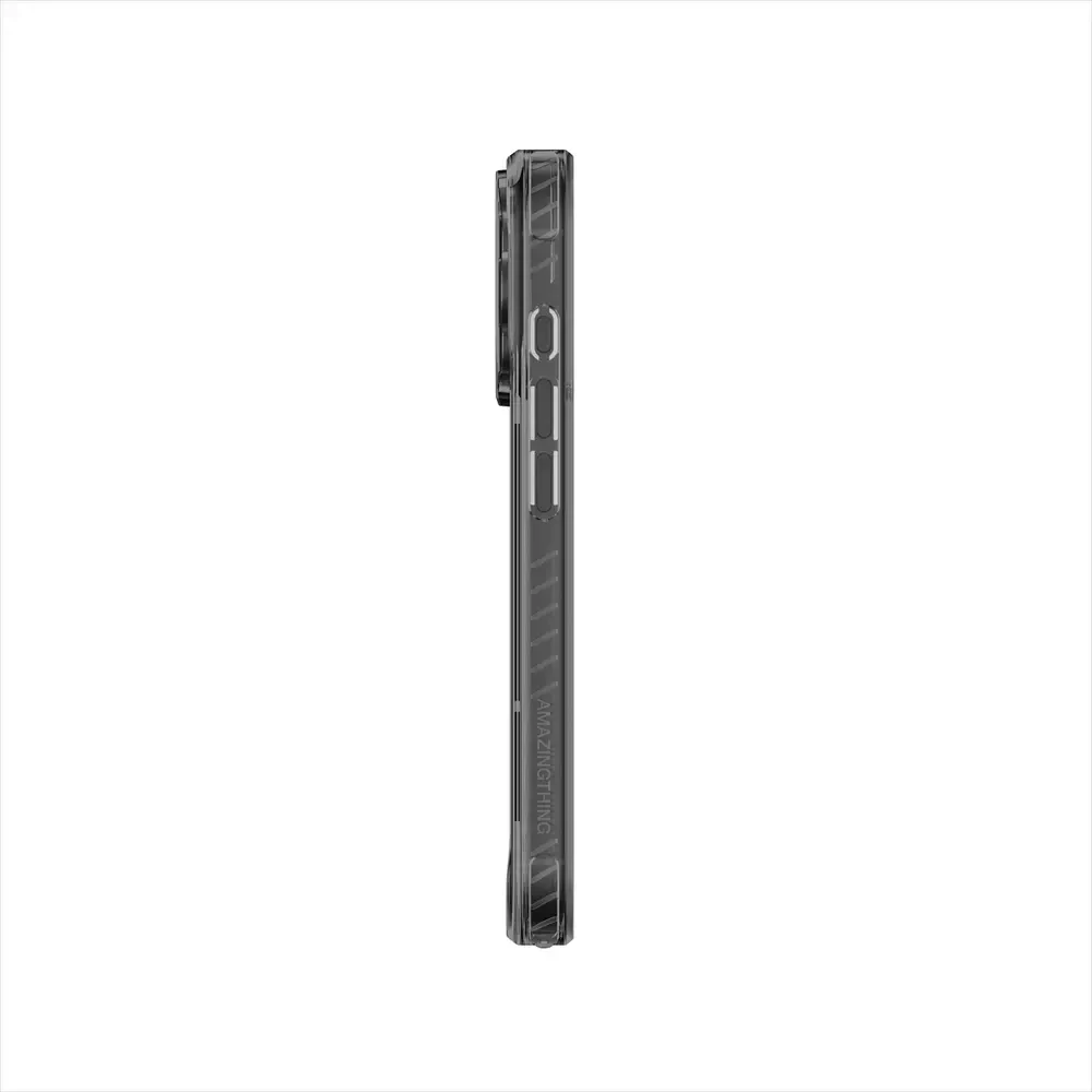 „AmazingThing Titan Pro“ dėklas, skirtas „iPhone 17 Pro“, suderinamas su „MagSafe“ – juodas
