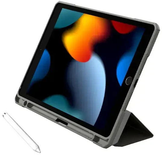 „AmazingThing Titan Pro Folio“ dėklas, skirtas „iPad Air 11“ M3/M4 (2025/2026) – pilkas