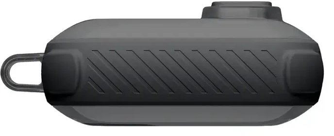 „AmazingThing Titan Pro Mag“ skaidrus dėklas, skirtas „AirPods Pro 3“ - Juodas