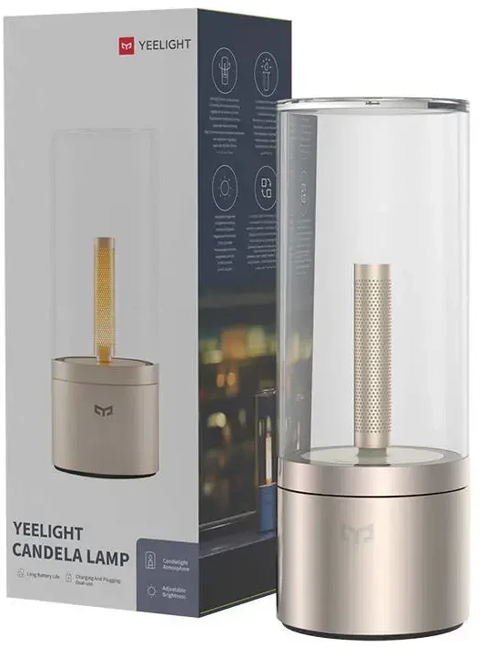 Lubinis šviestuvas „Yeelight Candela“ aplinkos lempa 6,5 W 1600 K žvakė 5 V